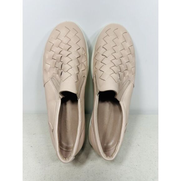 ECCO SOFT 7 WOVEN SLIP ON DROID SOFT 7 LEATHER SLIP-ON WOMEN SNEAKER $160 Size 7 - Picture 6 of 8